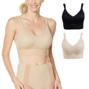 RHONDA SHEAR MOLDED CUP BRA MESH BACK XL